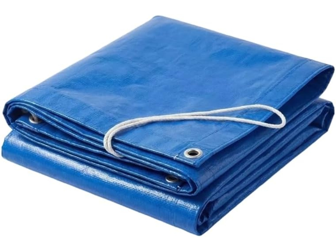 Heavy Duty Waterproof Tarp 10x12 Ft, Thicken Polyethylene Woven Fabric Tarpaulin, Uv Resistant Sunshade Canopy For