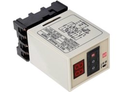 Relé Temporizador De Retardo Modo Duplo Ah3-dm Display Led 0 24 110