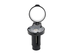 Espelho Retrovisor Para Bicicleta Scooter Elétrico Convexo 360° Ajustável Material Pc+pa Preto