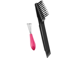 2 Peças Escova De Cabelo Ferramenta Limpeza Pente Limpador Mini Removedor Ca*