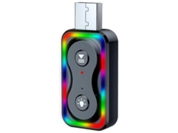 Adaptador Bluetooth Bt5.3 Para Carro Com Cabo Auxiliar De 3,5 Mm, Compatível Com Bluetooth 5.3, 5.0, 4.2 E 4.0 (transmissor E Receptor).