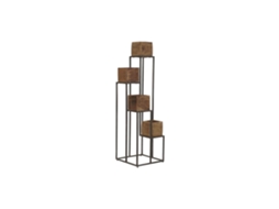 Vaso Dkd Home Decor Metal Madera De Mango (40 X 40 X 140 Cm)