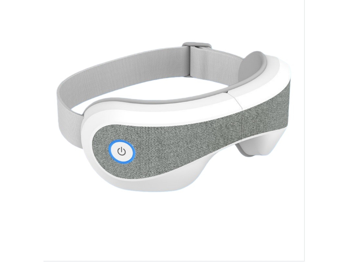 Massageador Ocular com Pressão de Ar, Vibração, Calor e Música Via Bluetooth com Transmissão de Voz AQUAFORGE