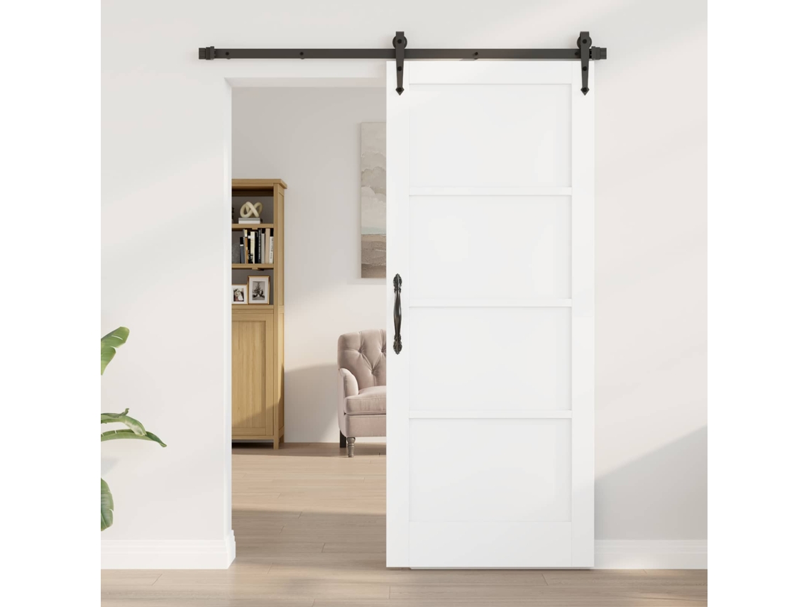 Vidaxl Porta Interna Branco 83 X 202 Cm Contraplacado