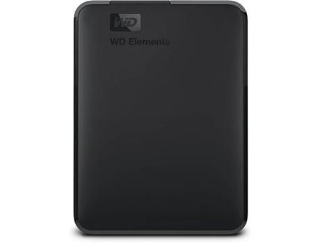 Disco HDD Externo WESTERN DIGITAL Elements Portable 5 TB (Preto - 5 TB - USB 3.0)