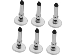 Conjunto De 6 Pontas De Caneta Stylus Para Dispositivos Com Tela Sensível Ao Toque, Caneta Para Tablet, Disco De Substituição De Metal Gokoco