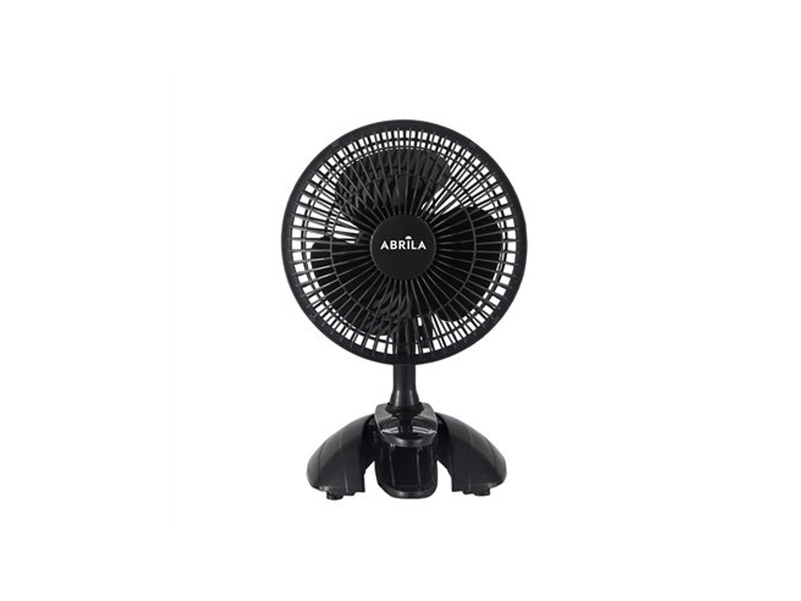 Ventilador De Mesa Ajustável Nervión Clip On , Preto Fabrilamp (motor Ca 20 W, 2 Velocidades)