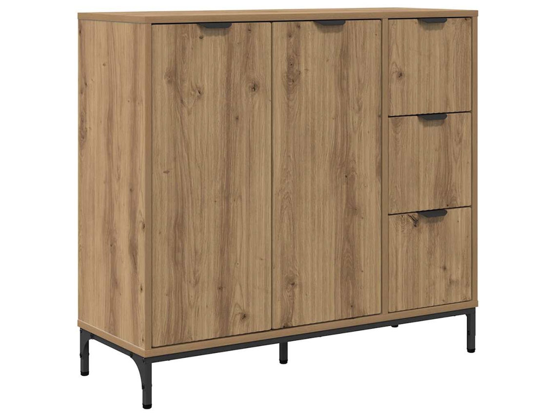 Maison Exclusive - Buffet Carvalho Artesanal 89,5 X 33 X 82 Cm Madeira Processada