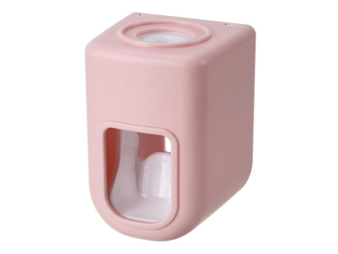 Dispensador à prova d'água MDUG para pasta de dente, rosa