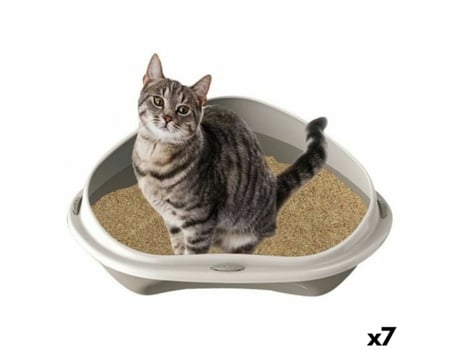 Caixa de Areia para Gatos Georplast GP10535 50 x 40 x 17 cm (7 Unidades)