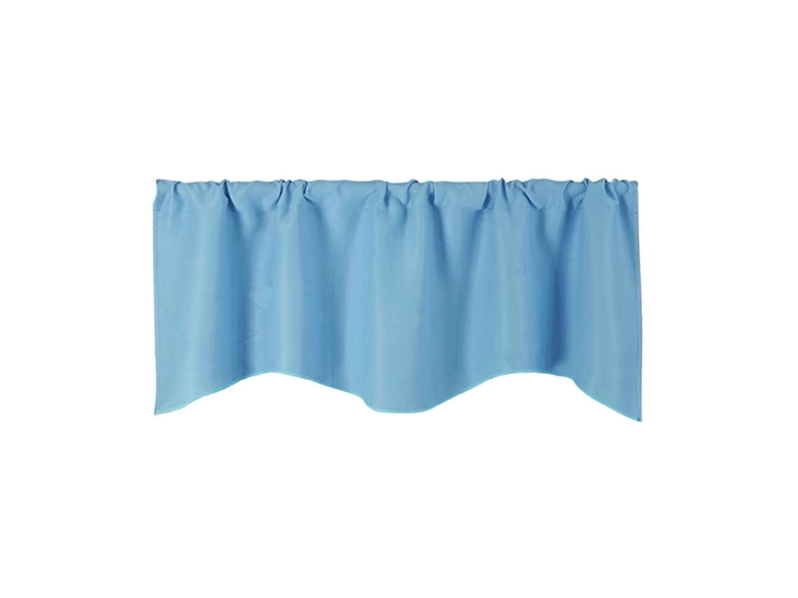 RNEMITERY Cortinas con cenefa para cocina, opacas, con aislamiento térmico y diseño de bolsillo para barra, tela suave y duradera para sala de estar, dormitorio
