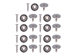 Ímã de Disco Ultrafino com Buraco 15mm, Ferro e Ímã, 30pcs