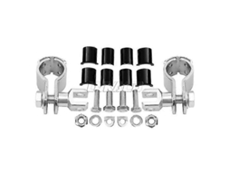 Pé De Estribo 32mm Cromado Guarda Motor Universal Para Harley E Mais