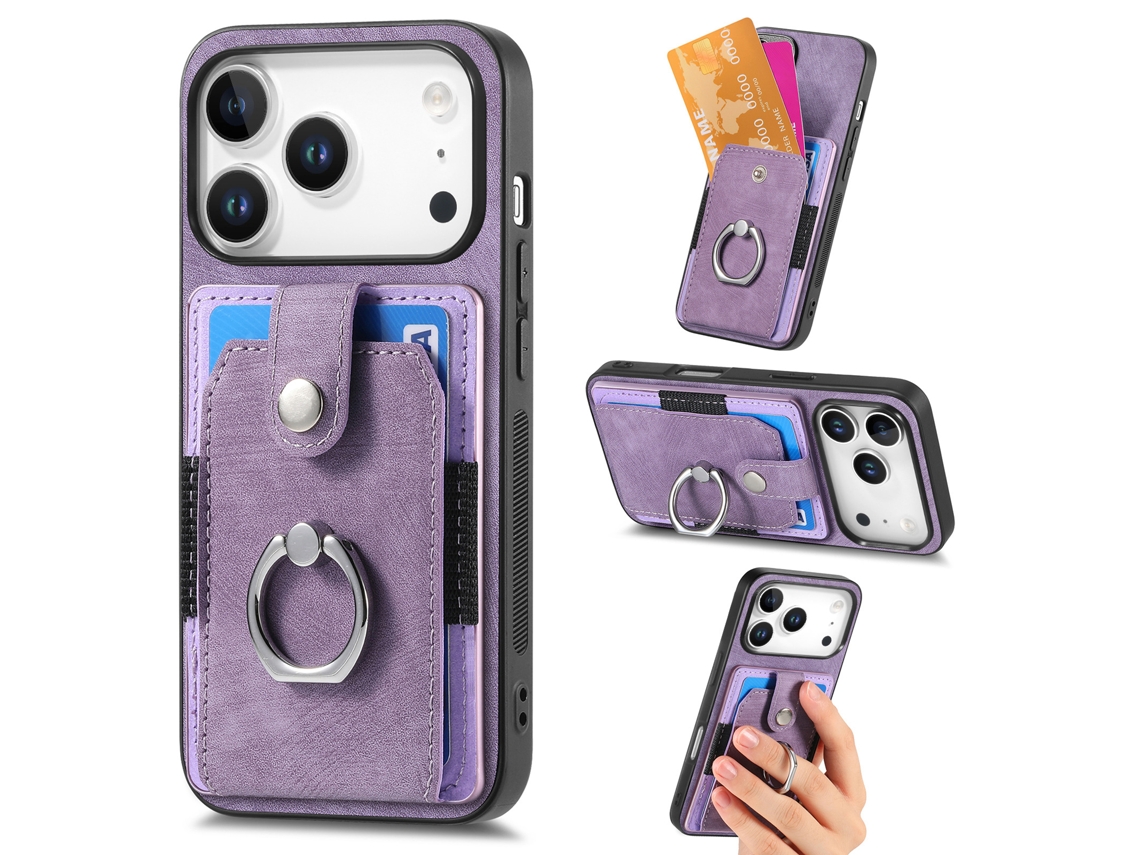 Capa Para Celular Iphone 17 Pro Max, Cor Sólida, Com Fixação De Curta Duração.