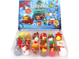 24 Dias, Patinhos De Natal, Calendário De Contagem Regressiva, Brinquedo De Pato, Meia Do Advento, Mochila
