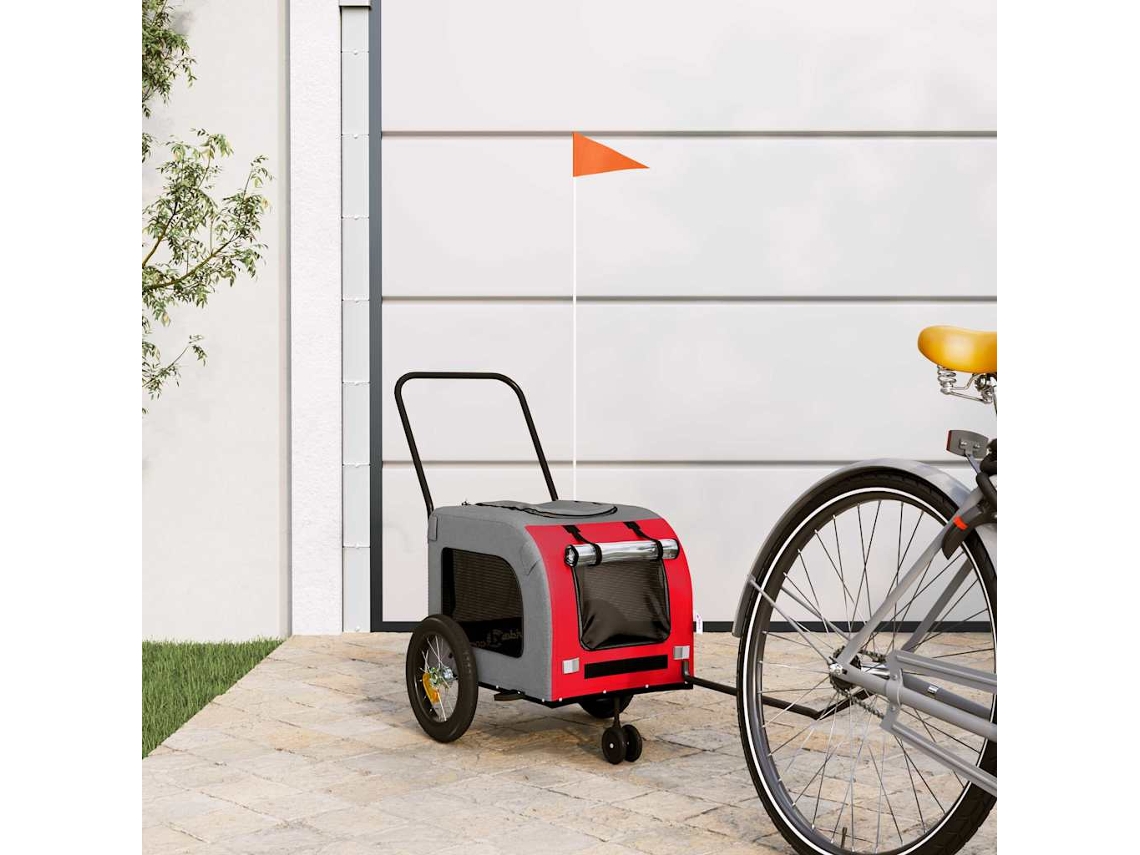 Vidaxl Atrelado De Bicicleta De Estimação