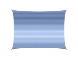 Vidaxl Vela De Sombra 5 X 6 M Hdpe Retangular Azul E Branco