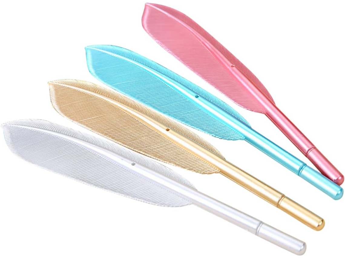 Canetas Em Gel Pretas Fofas Stobok – Conjunto De 4 Criativas 0,5 Mm,