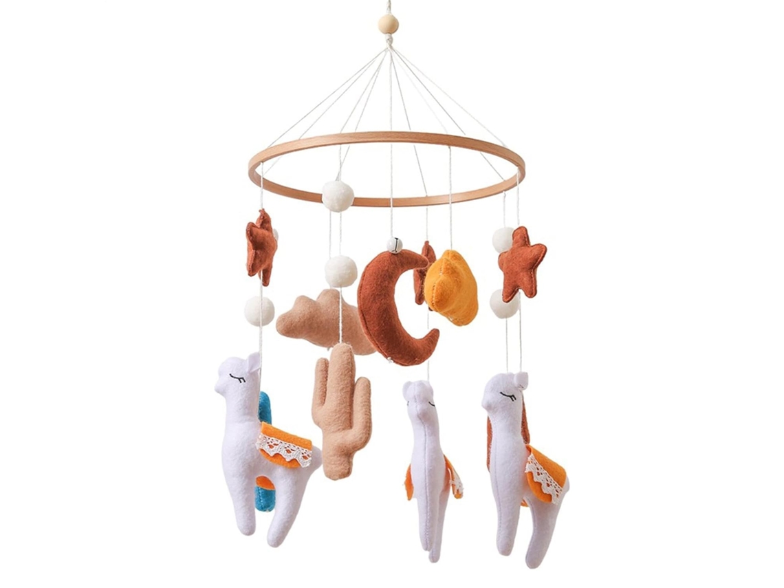 Móbile para Bebê, Brinquedo Giratório em Formato de Ovelha, Ajustável e Portátil, Acordar Entreter CHABERLU