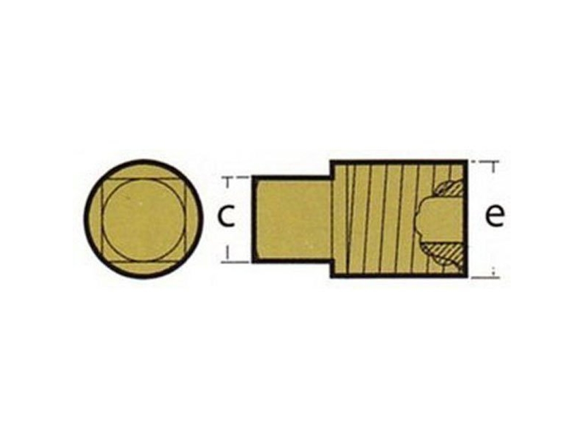 Ânodo Do Plugue Vm Cinzentotecnoseal