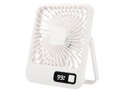 Ventilador de Mesa USB 5 Modos Ultra Silencioso com Bateria Recarregável