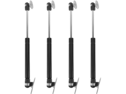 Conjunto De 4 Amortecedores A Gás 9 Libras Para Armários Suportes Elevação Reforçados 11 Polegadas Tampas Móveis, Portas