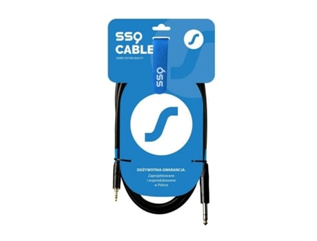 Cabo Áudio Jack (3,5 mm) SOUND STATION QUALITY (SSQ) SS-2090 2 m