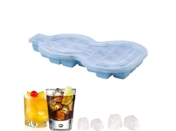 Bandejas de Gelo Reutilizables para Whisky, Cóctel, Chocolate, 21 Cubos, Rosa o Cuadrados, para Casa, Fiestas, Bares S/MARCA