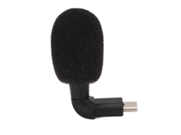 2026 micrófono Mini para Smartphone com Conector Type C, Plug And Play, Ângulo de 90°