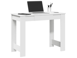Vidaxl Secretária 100x45x75 Cm Derivados De Madeira Branco