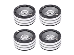 Mali 4pcs Aro Rc Beadlock 1.9 Polegada 12mm Hex Alumínio Cnc para Carro Rc Crawler 1/10 Prata