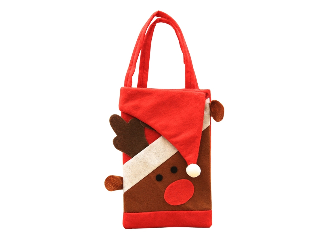Laxiscreed Bolsa De Natal Para Doces, Maçãs E Presentes Pequenos - Modelo Estilo Veado