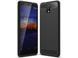 Capa Nokia 3.1 Multi4you Gel TPU Carbono Preto