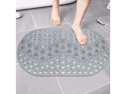 Tapete De Chuveiro Pvc Com Ventosas, Massagem Magnética, 69x39 Cm