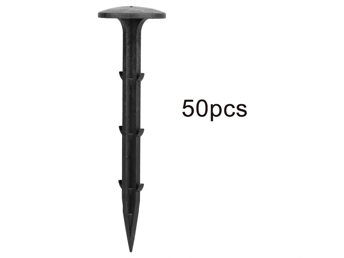 50 Pinos de Barraca Pp Duráveis 11cm para Camping Jardim Toldo Canopy