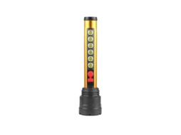 Lanterna Cob Com Carregamento Usb E Display De Energia, Lâmpada Lateral Externa, Lanterna Remota, Holofote De Acampamento Olysi Shop (dourado)