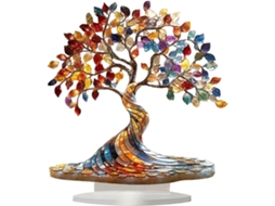 Estatuetas de Animais em Acrílico Ornamento Plano 2d para Mesa, Decoração para Casa com Base, para Sala de Estar, CHABERLU