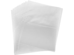 Angoily 12 Pochettes Transparentes A5 Para Álbum De Fotos Páginas De Recarga Perforées 7 Cm Pochettes Para