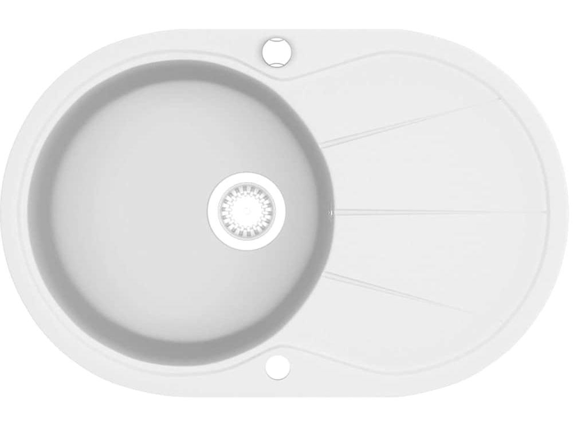 Kitchen Sink, Kitchen Sinks Vidaxl Branco Granito (individual )