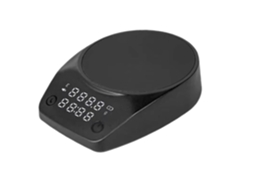 Balança De Café, Mini Balança Digital Expresso 1, 5kg 0, 1g Led | Base Antiderrapante, Abs E Silicone, Carregamento