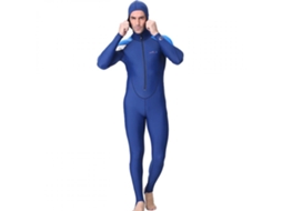 KOFIHETY Fato De Mergulho Longo Impermeável Com Proteção Térmica, Azul, 3xl Intl