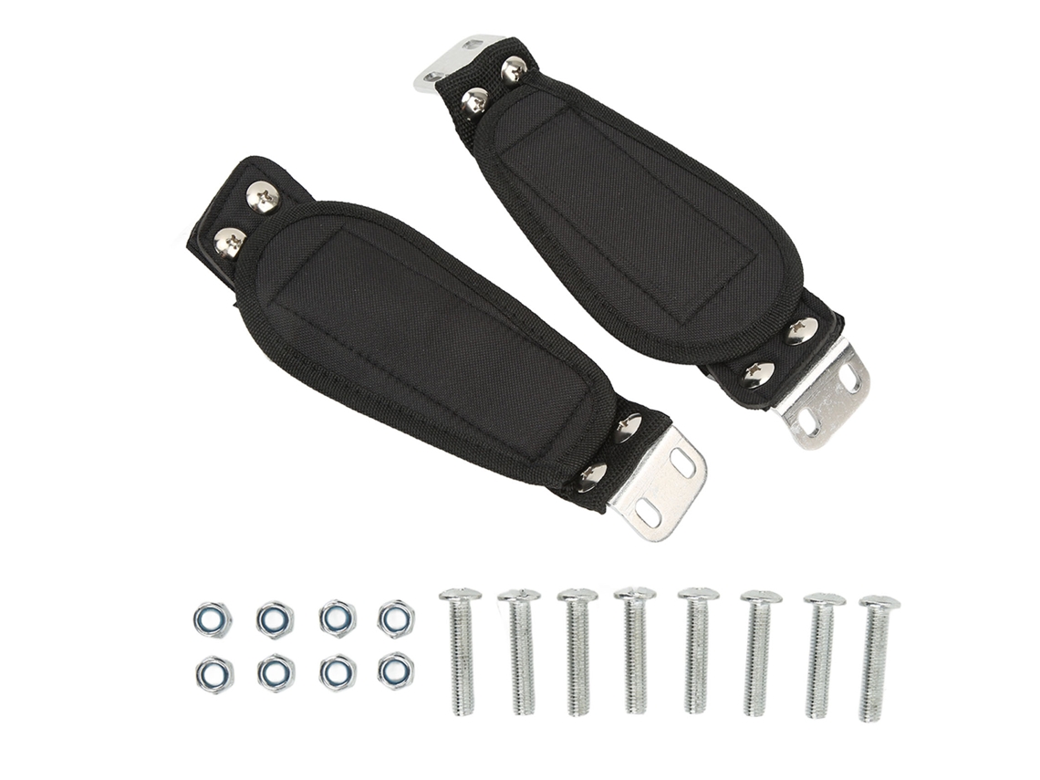 Suporte de pés ajustável S/MARCA, para mesa de montanha e patinete elétrico, com correia de fixação