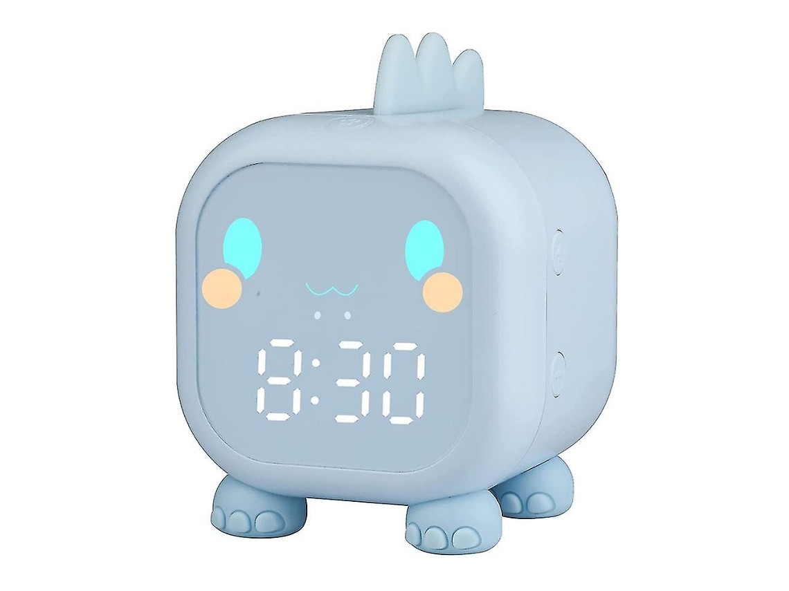 Relógio Despertador Pequeno Com Dragão Engraçado, Luz Noturna Inteligente Criativa, Tempo De Voz, Relógio Eletrônico Com Programa Slowmoose