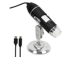 Microscópio Digital de 2mp com Ampliação 1600x, Câmera Usb Portátil Compatível com Android BRILVIBERA