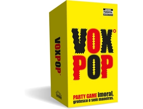 Jogo de Tabuleiro CREATIVE TOYS Vox Pop (Idade Mínima: 18 anos - Português)