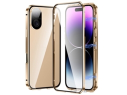 Capa De Vidro Temperado Hd Para Iphone 16 Plus - Fecho Magnético Duplo