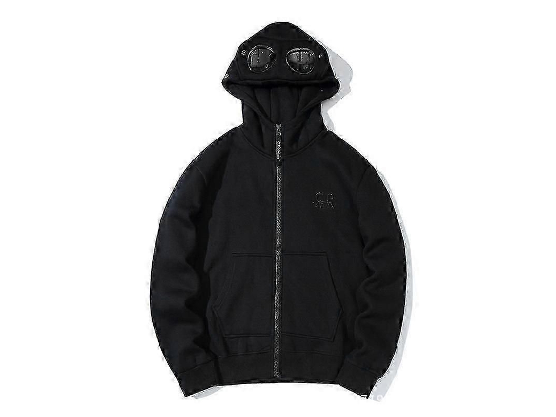 Cardigan Com Capuz, Mangas Longas, Estampa Criativa, Tamanhos M A 2xl, Ideal Para Adolescentes, Lazer Preto