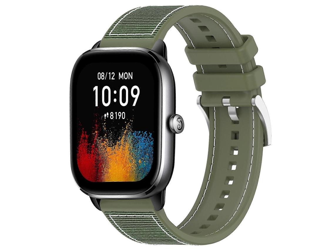 Pulseira De Relógio Híbrida De Nylon Trançado E Silicone Xdfind