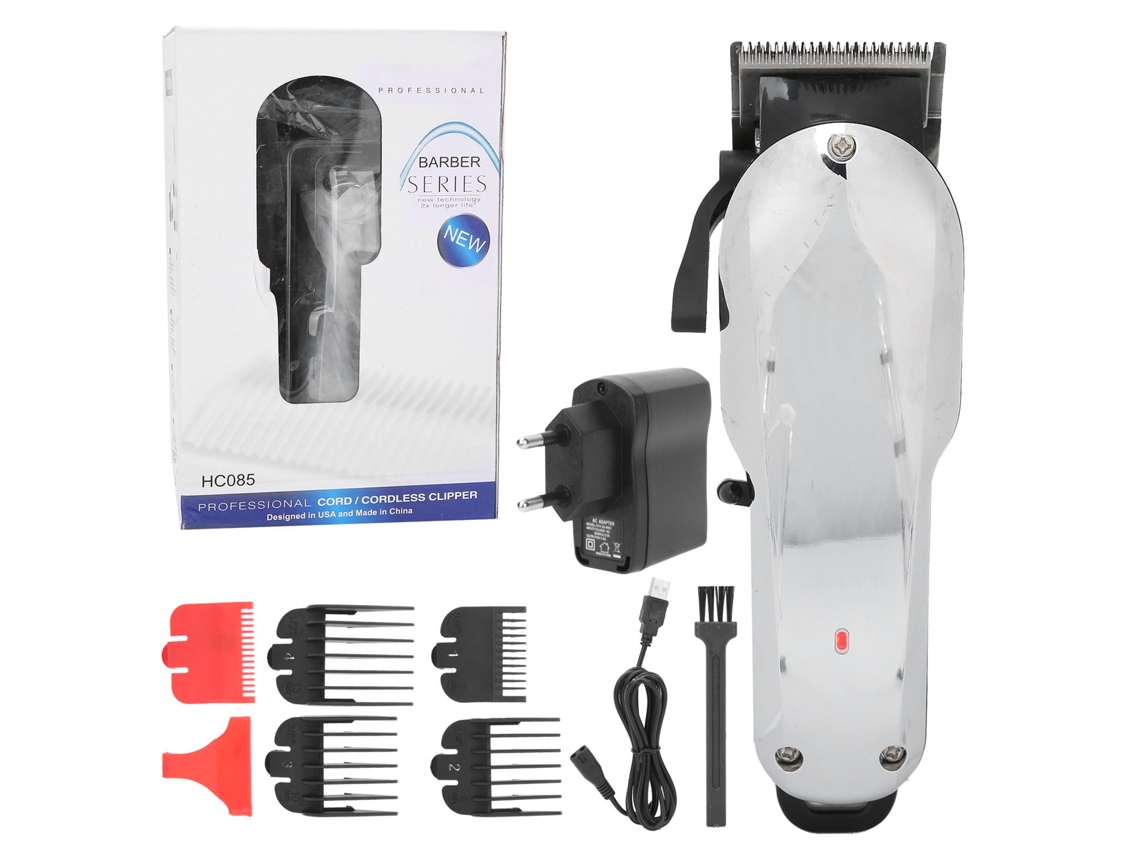 2026 kit de Cabeleireiro Profissional para Homens: Tesouras de Cabelo Recarregáveis com Pentes Protetores
