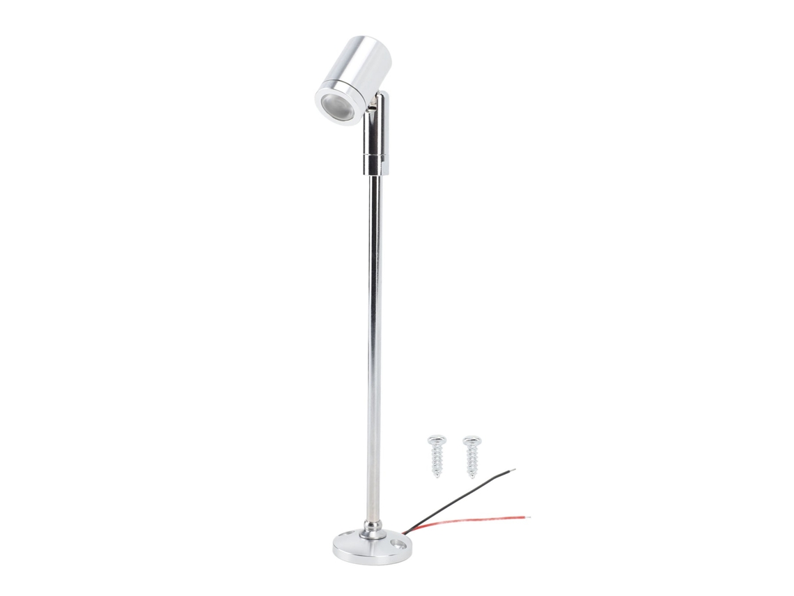 Destaque Led Mini Spot Luz Natural 12v Alumínio para Joyeria, Vitrine e Gabinete